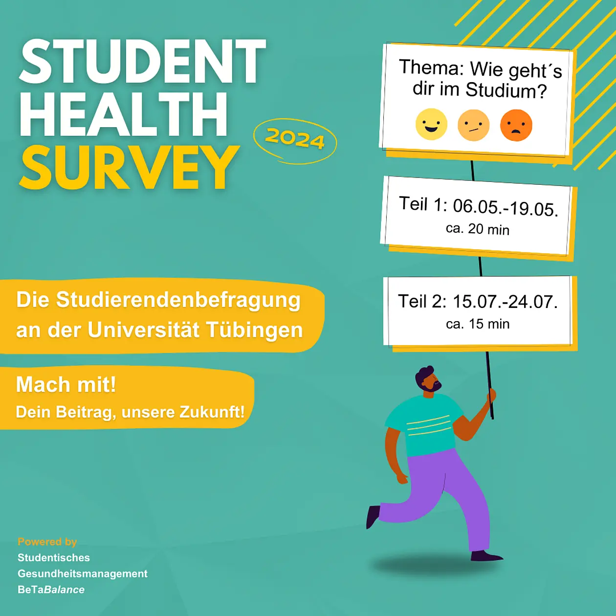 [Translate to Englisch:] Werbebild Student Health Survey