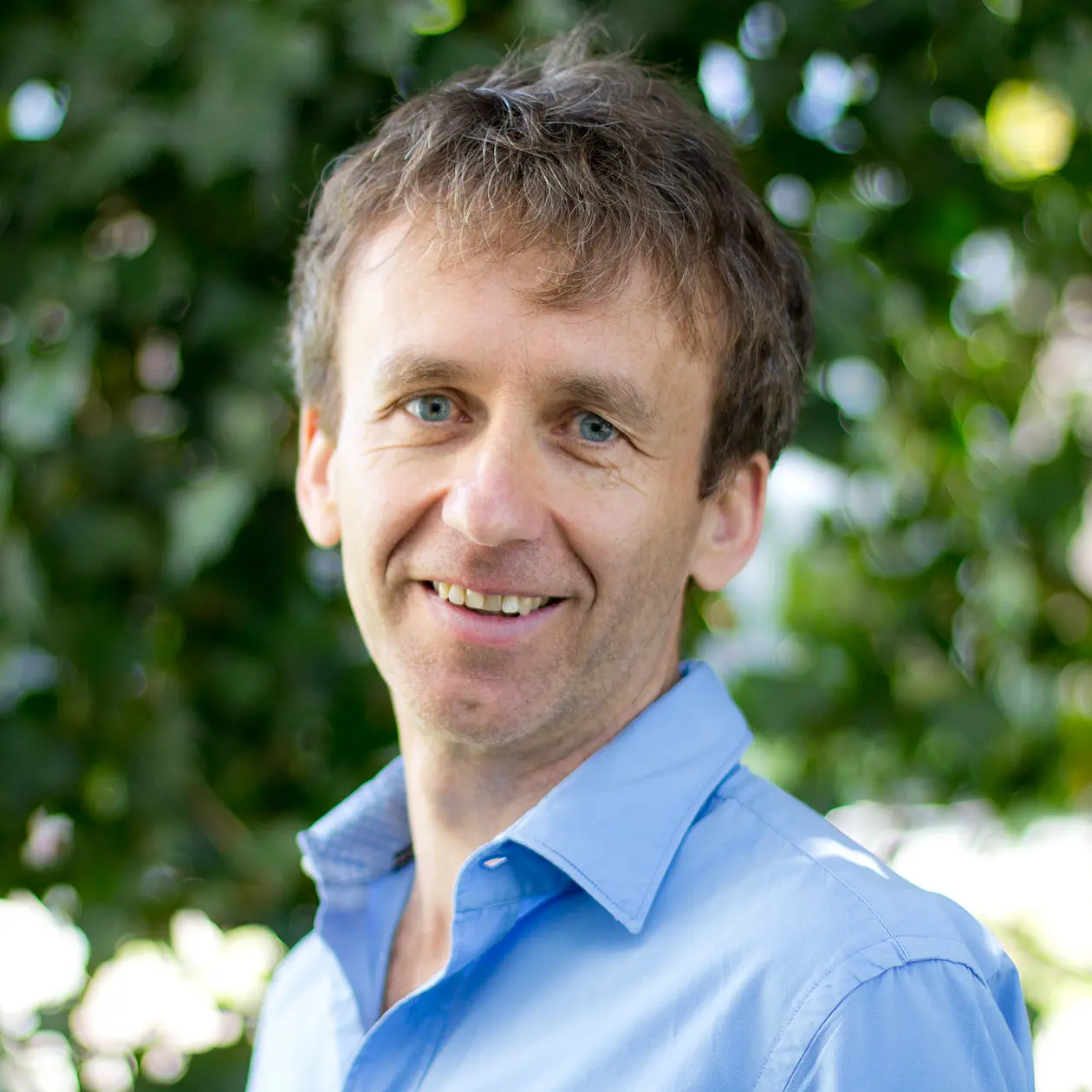 Steffen Katzner smiles into the camera
