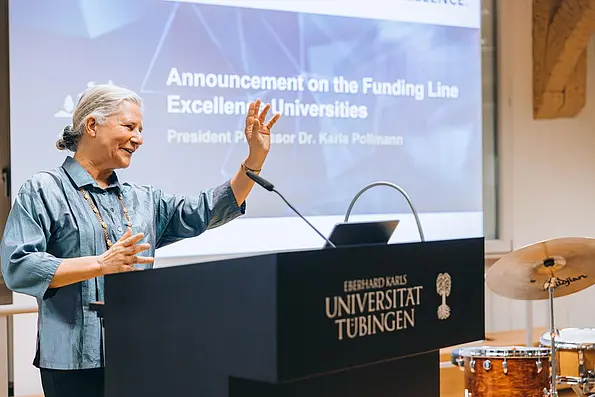 Download Photo Karla Pollmann during her speech