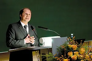 Hielt die Laudatio auf Jürgen Baumert: Professor Dr. Ulrich Trautwein.