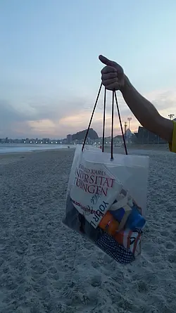 Das Siegerfoto von der Copacabana. Foto: Giulianna Mändle
