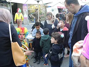 Kinder bestimmen das Bild in Palästina. Foto: Michael Seifert