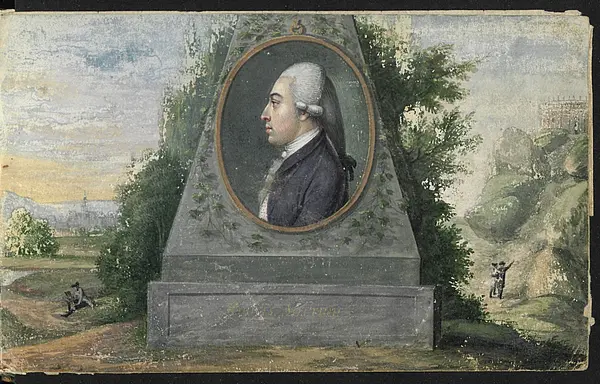 Titelblatt des Stammbuchs von Friedrich Christoph Mayer 1781-1788. UAT S 127/57