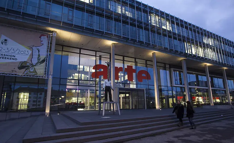 Das ARTE Studio in Straßburg. 