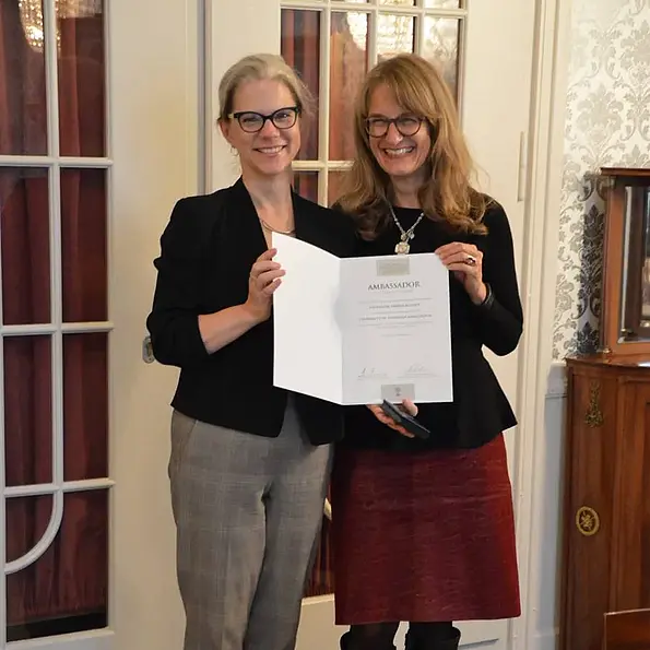 Professor Pamela Klassen and Professor Monique Scheer. 