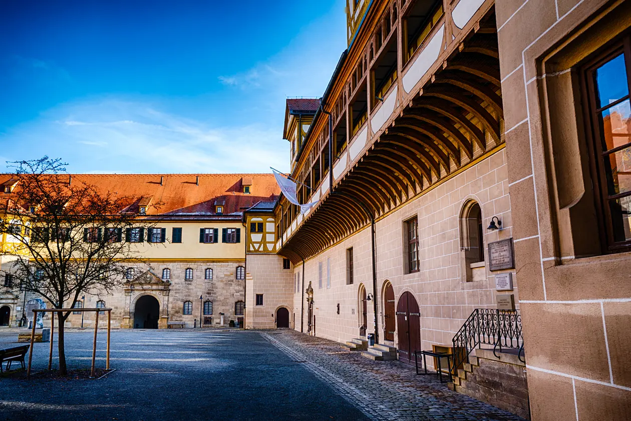 Foto des Innenhof des Schloss Hohentübingen