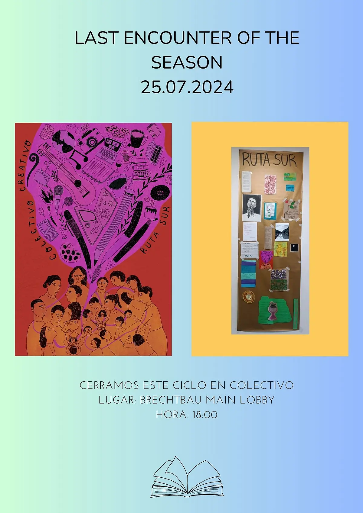 Colorful Poster del Last Encounter Ruta Sur