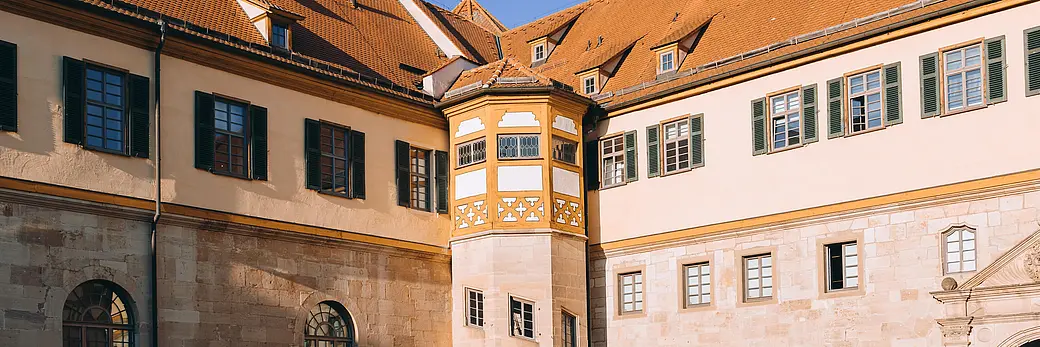 Das Schloss Hohentübingen in Tübingen