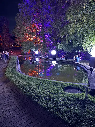 Botanische Lichter im Botanischen Garten der Universität Tübingen