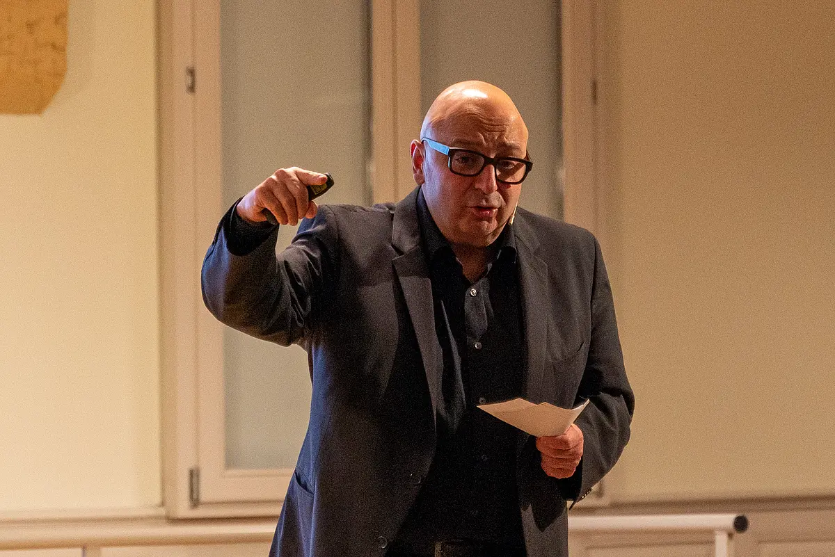 Armin Nassehi während seiner Rede bei der Sustainability Lecture 2022