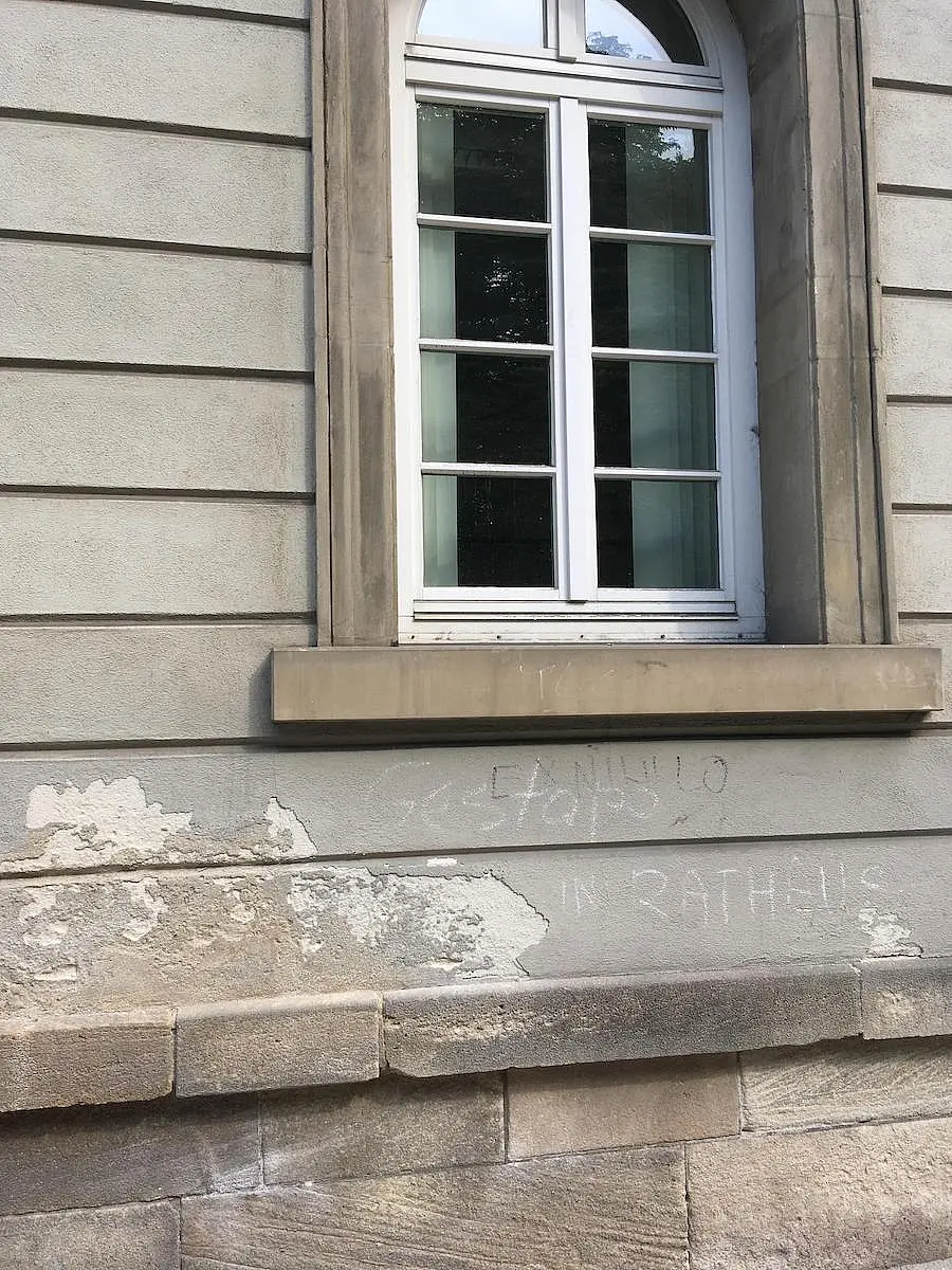 “Ex Nihilo: It’s only in Tübingen that you will find theological graffiti.”  
