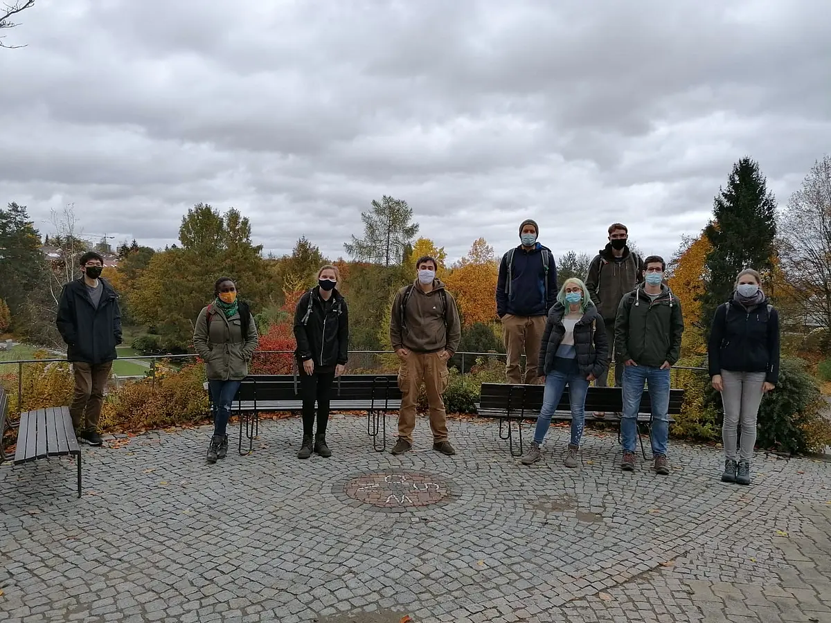 All 9 participating EVEREST students during the 2020 PhD retreat