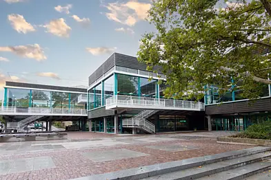 Outside view of the Mensa Wilhelmstraße