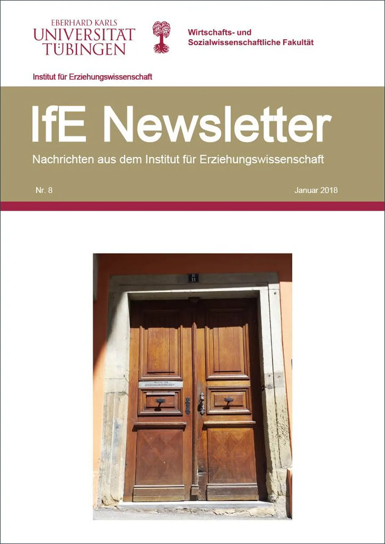 Titelbild des achten Newsletters