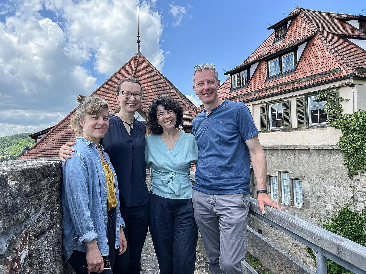 Group photo inside Tübingen Castle