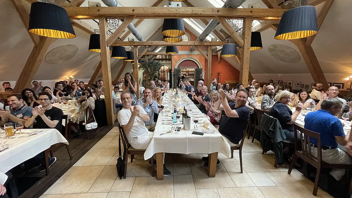 Conference Dinner, participants, Aug 17