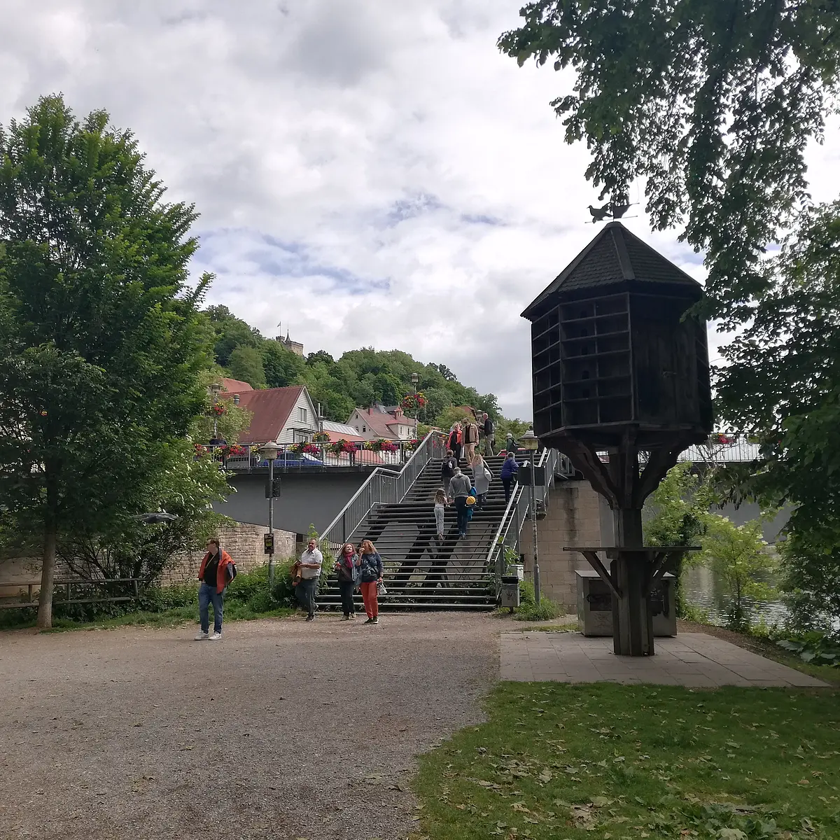 Taubenhaus an der Neckarinsel