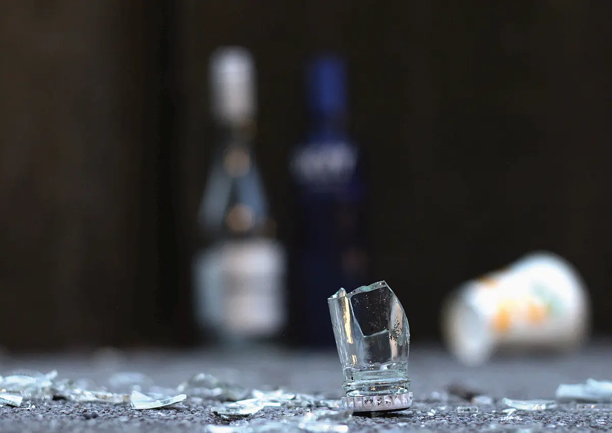 Kaputtes Glas