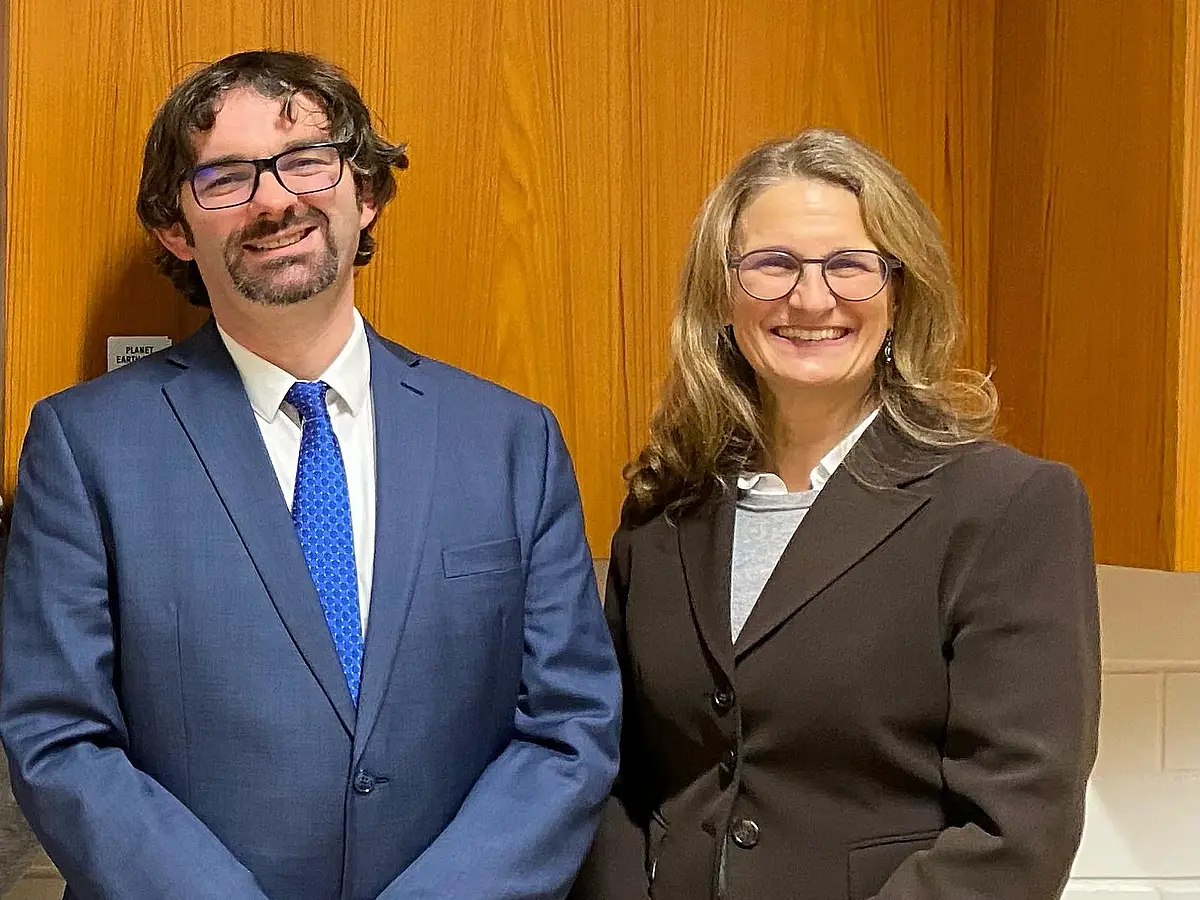 Maurice Fitzpatrick and Monique Scheer