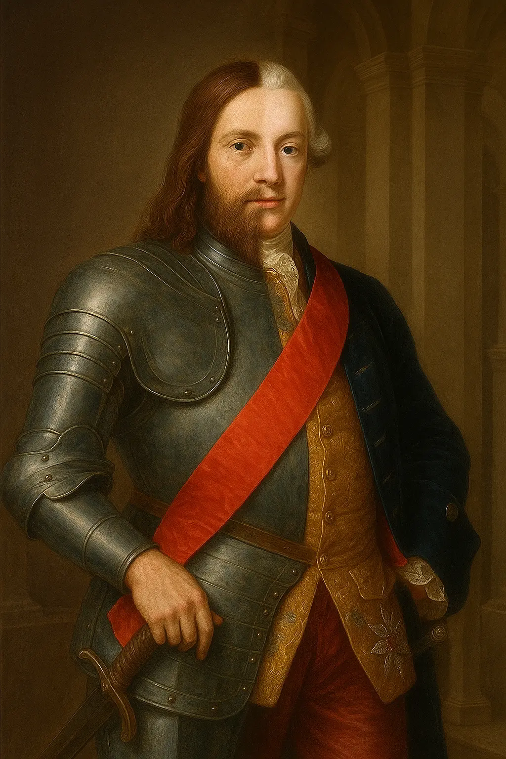 Collage: Graf Eberhard im Bart und Herzog Carl Eugen von Württemberg, die Namensgeber der Universität Tübingen