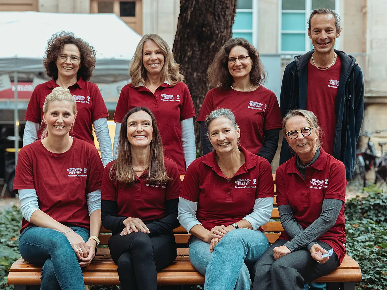 Gruppenfoto des Teams des Welcome Center 