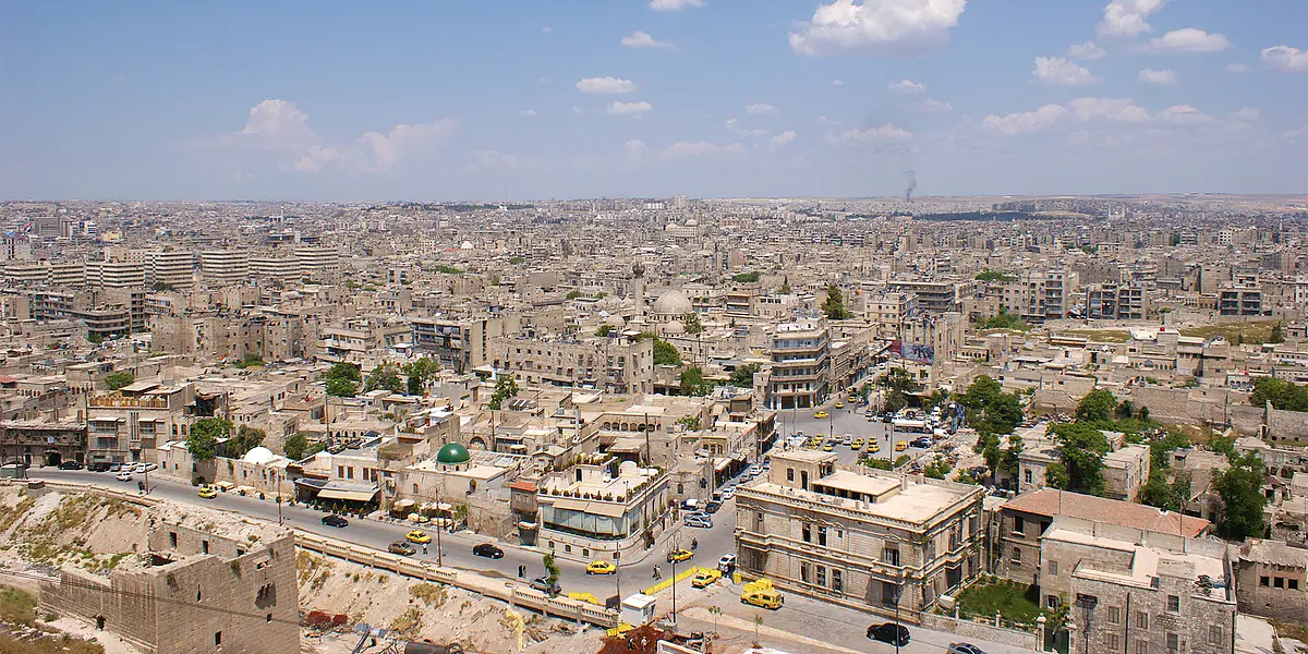 Die Altstadt von Aleppo.