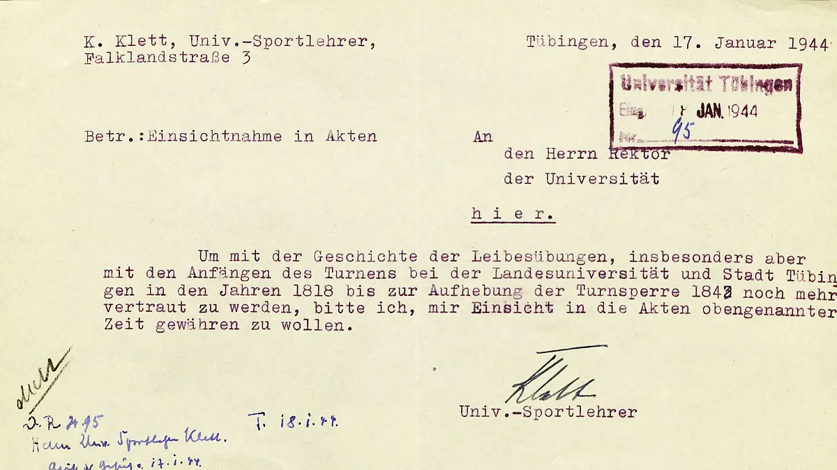 Akteneinsicht 1944
