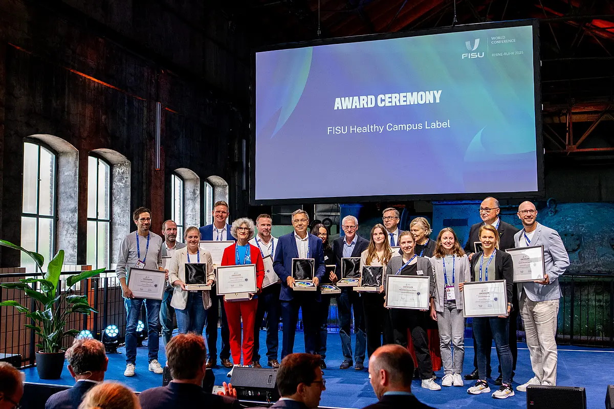 Alle Gewinner:innen des FISU Healthy Campus Labels 