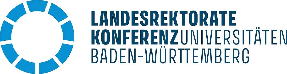 Logo der LRK mit Schriftzug "Landesrektorate-Konferenz Universitäten Baden-Württemberg"