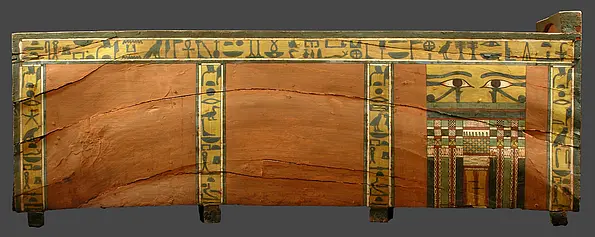 Abb. 4: Der Sarg der Geheset, Außenseite, Ostwand
