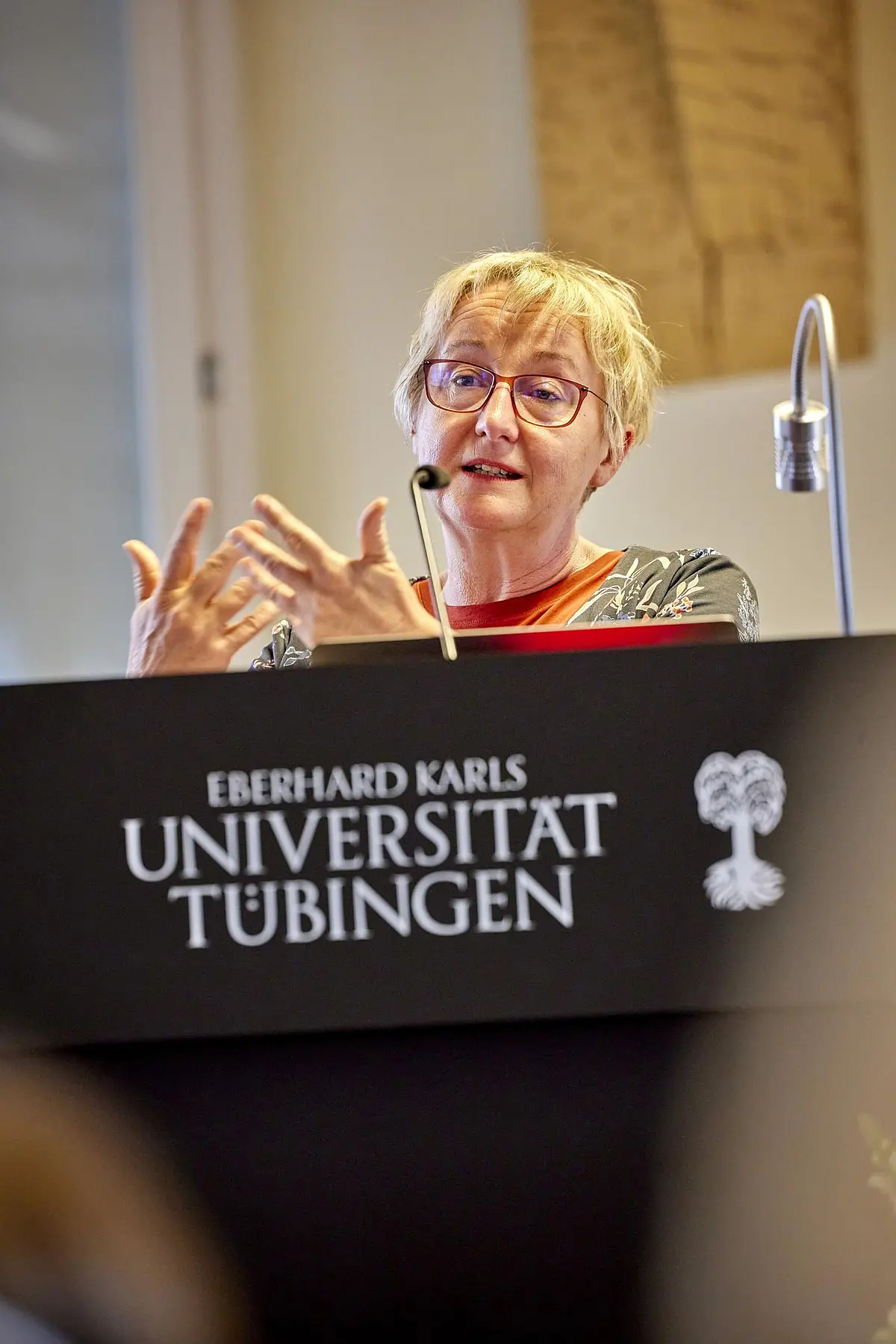 Theresia Bauer am Rednerpult