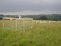 Eine Untersuchungsfläche der Biodiversitäts-Exporatorien auf der Schwäbischen Alb, mit Klimamessstation und Wanderschäferei. Bild: Jörg Hailer