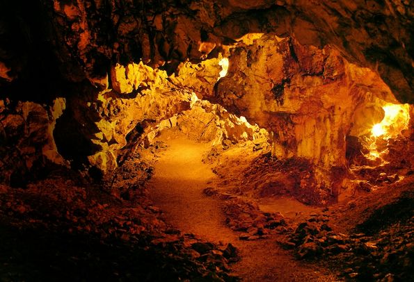 Cave hall in Hohle Fels