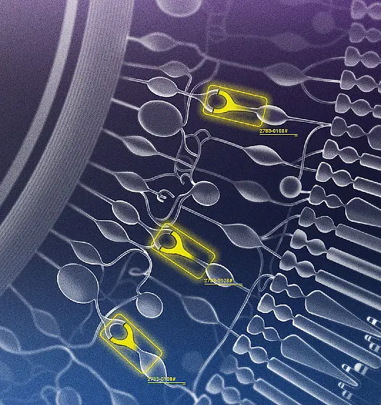 Illustration von Neuronen 