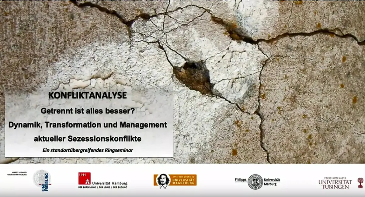 Thema des Ringseminars im Sommersemester 2019 waren Sezessionskonflikte. Im kommenden Jahr steht der Konflikt im Sudan im Fokus.