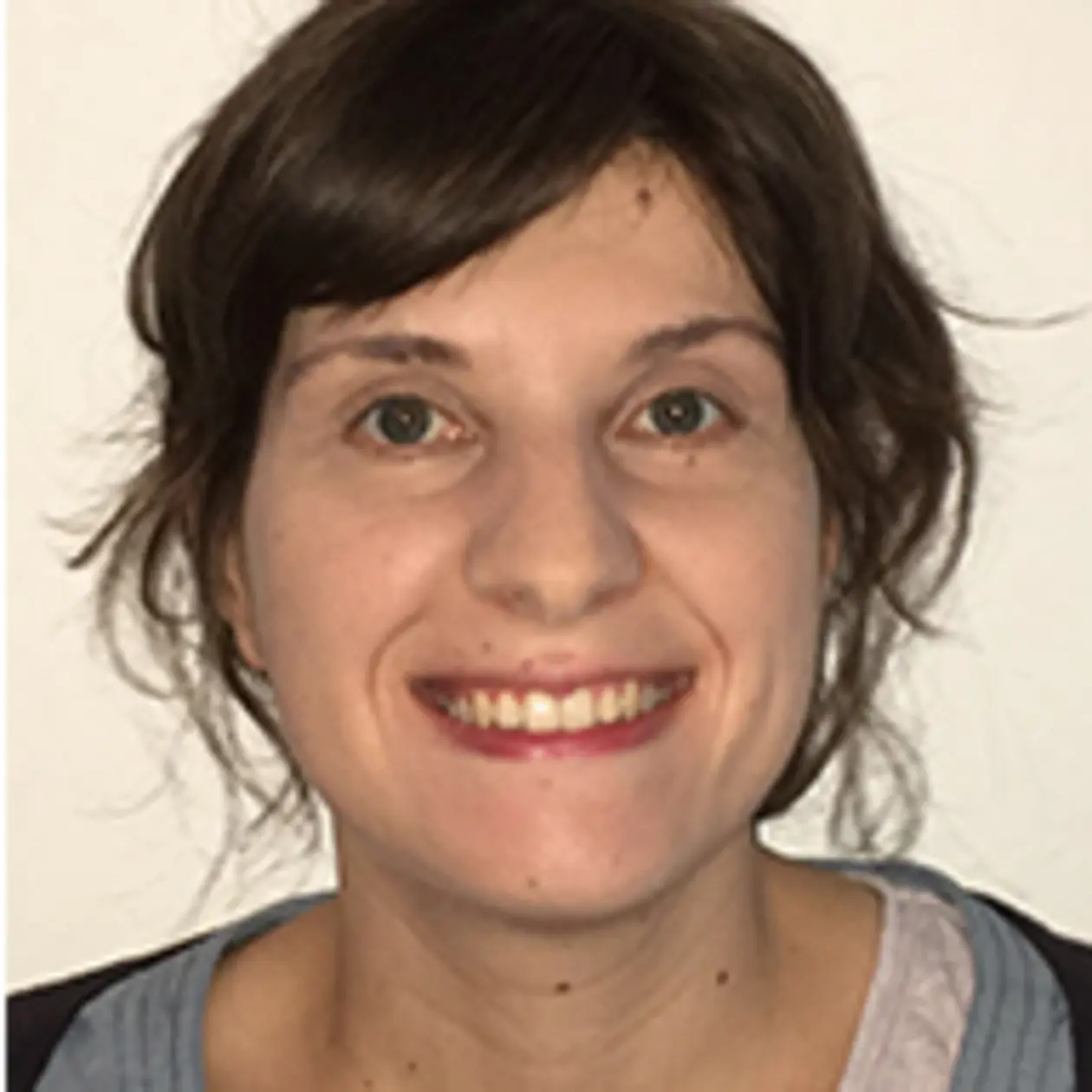 Ivana Nikic-Spiegel smiles into the camera