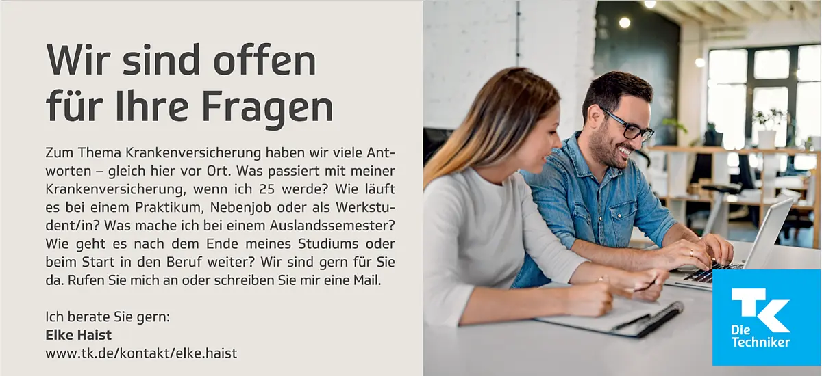 Anzeige der techniker Krankenkasse