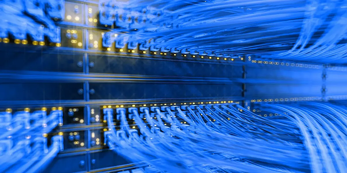 Server with cables
