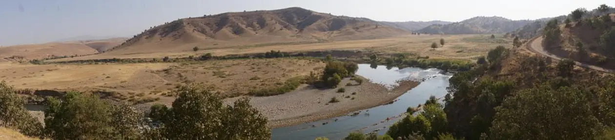 Geländestrukturen der Region Dohuk