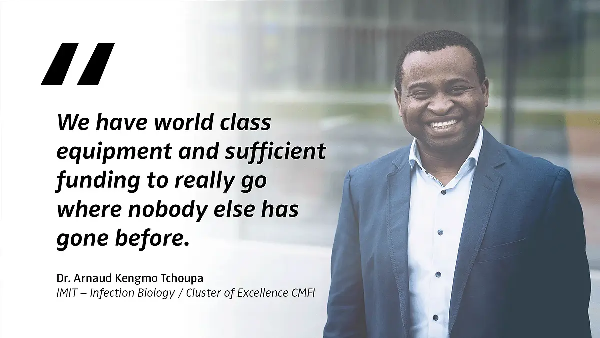 Portrait of Arnaud Kengmo Tchoupa: "We have world class equipment and sufficient funding to really go where nobody else has gone before."