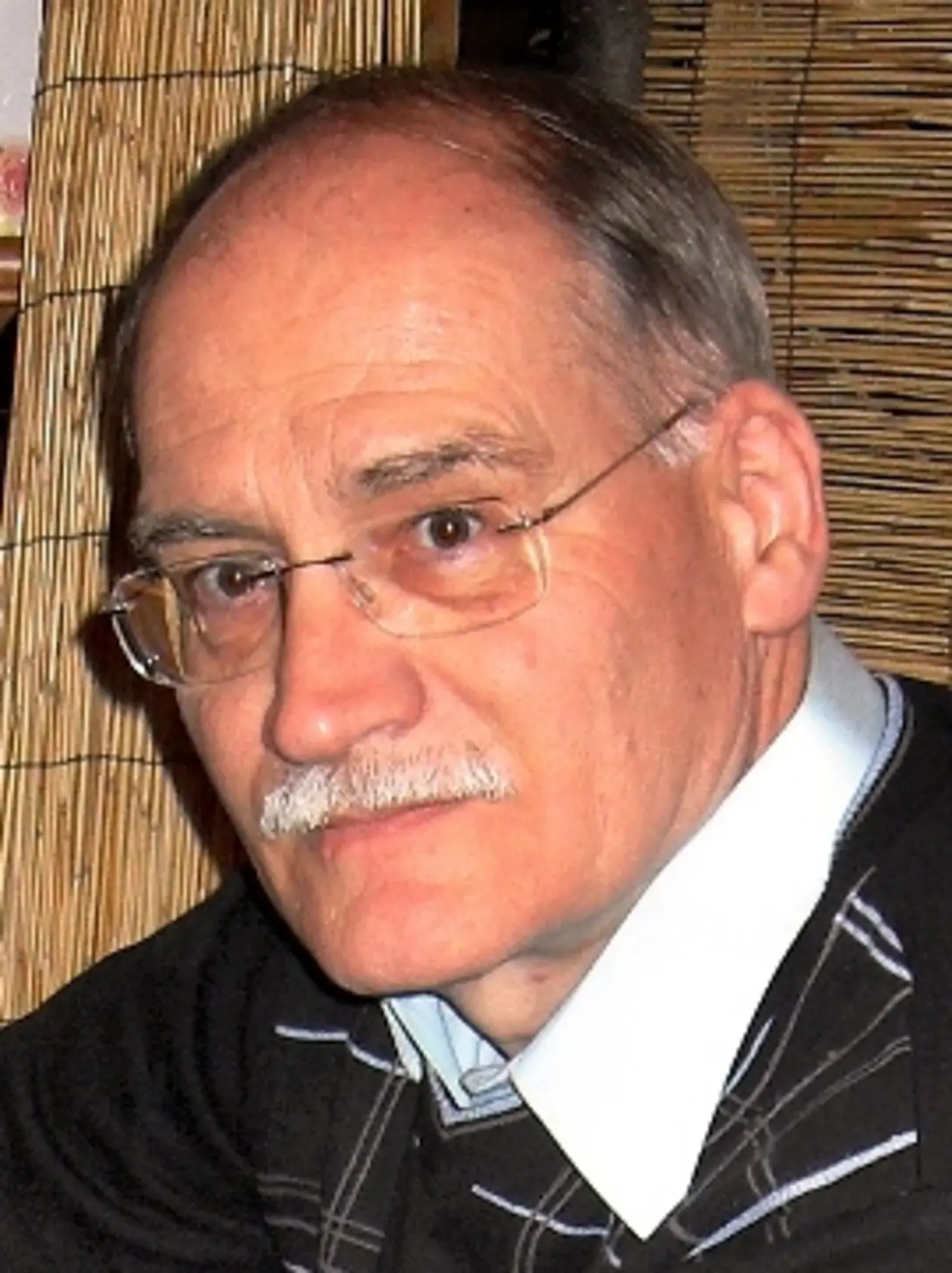 Porträitfoto von Prof. Dr. Härke, er trägt eine Brille und einen Schnauzbart