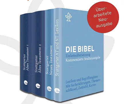 Buchbände: Einheitsübersetzung in der kommentierten Studienausgabe
