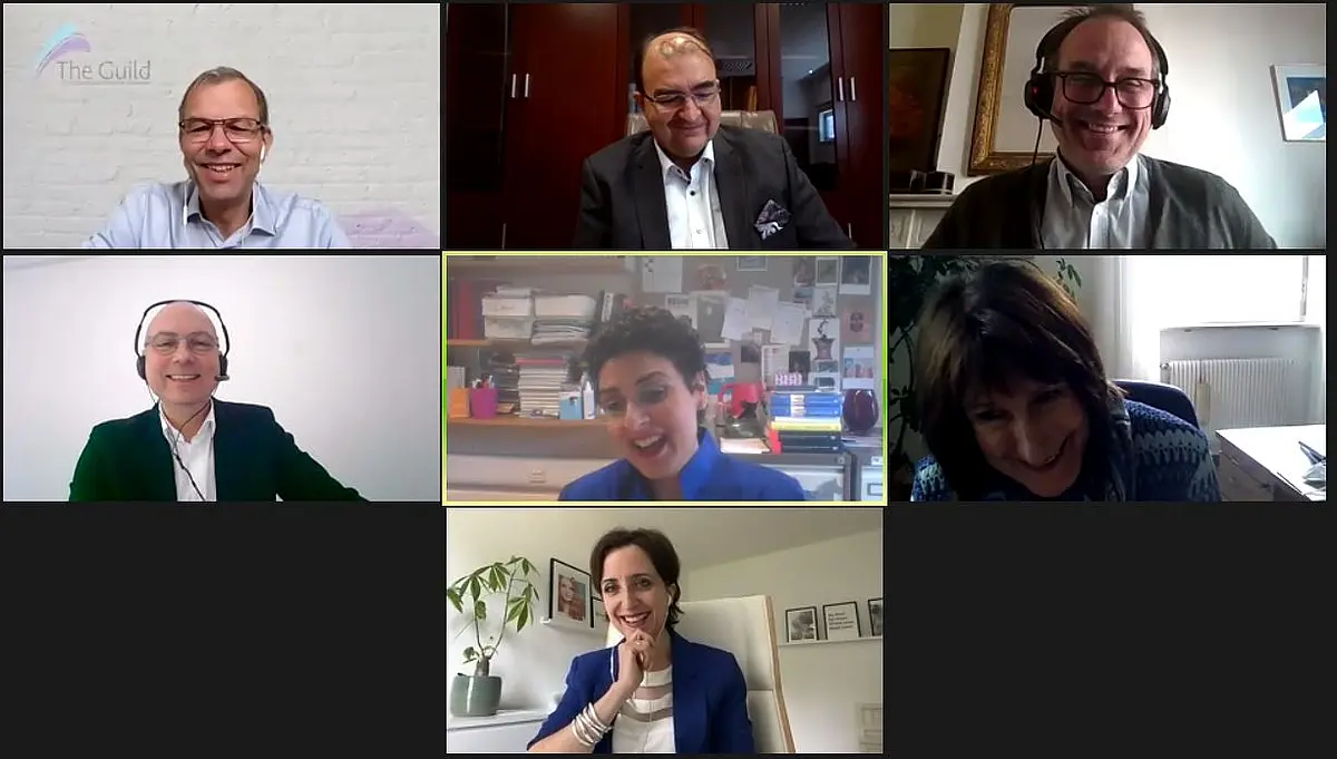 Screenshot of the online meeting 