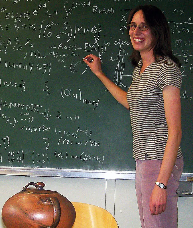 Fasziniert von der Einheit der Mathematik: Doktorandin Retha Heymann. Foto: Rainer Nagel