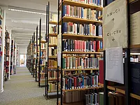Die Bibliothek des Seminars für Zeitgeschichte.