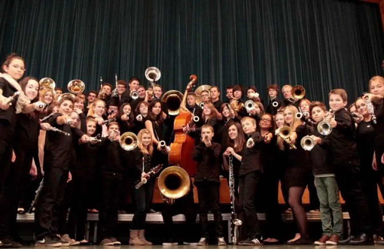 Das Tübinger Jugendblasorchester. Foto: Tübinger Musikschule