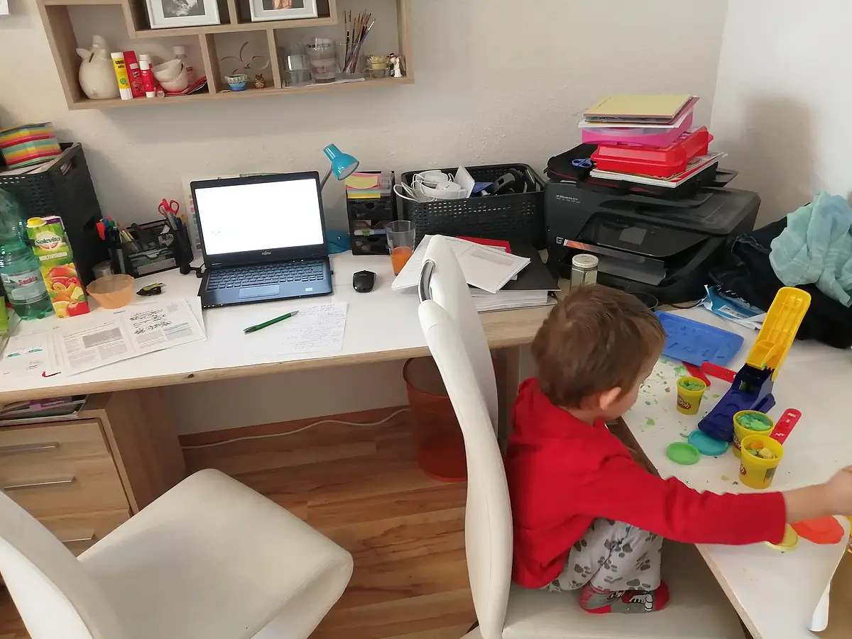 Der Arbeitsplatz von Natascha Bartlick