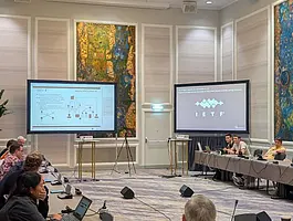 Side meeting room at IETF 126 in Vienna