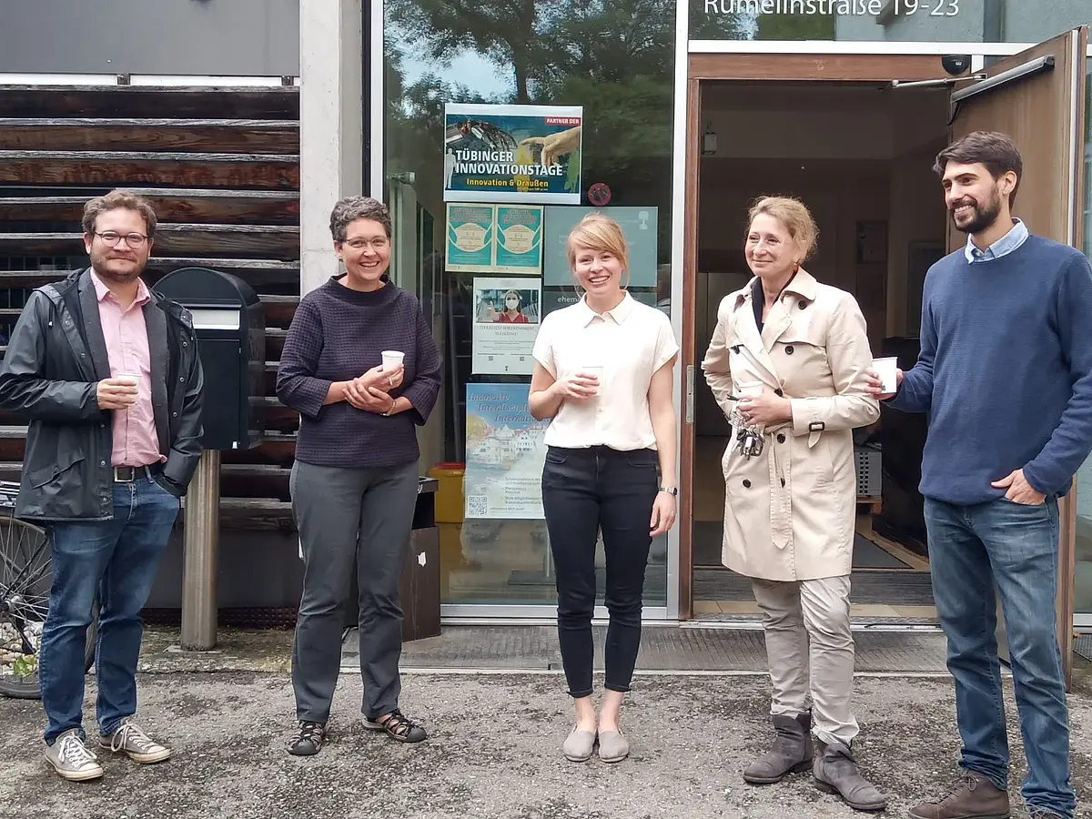 Judith Beier after her defence