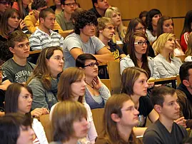 Großer Andrang bei der Einführungsveranstaltung zum Campus-System. Foto: Friedhelm Albrecht